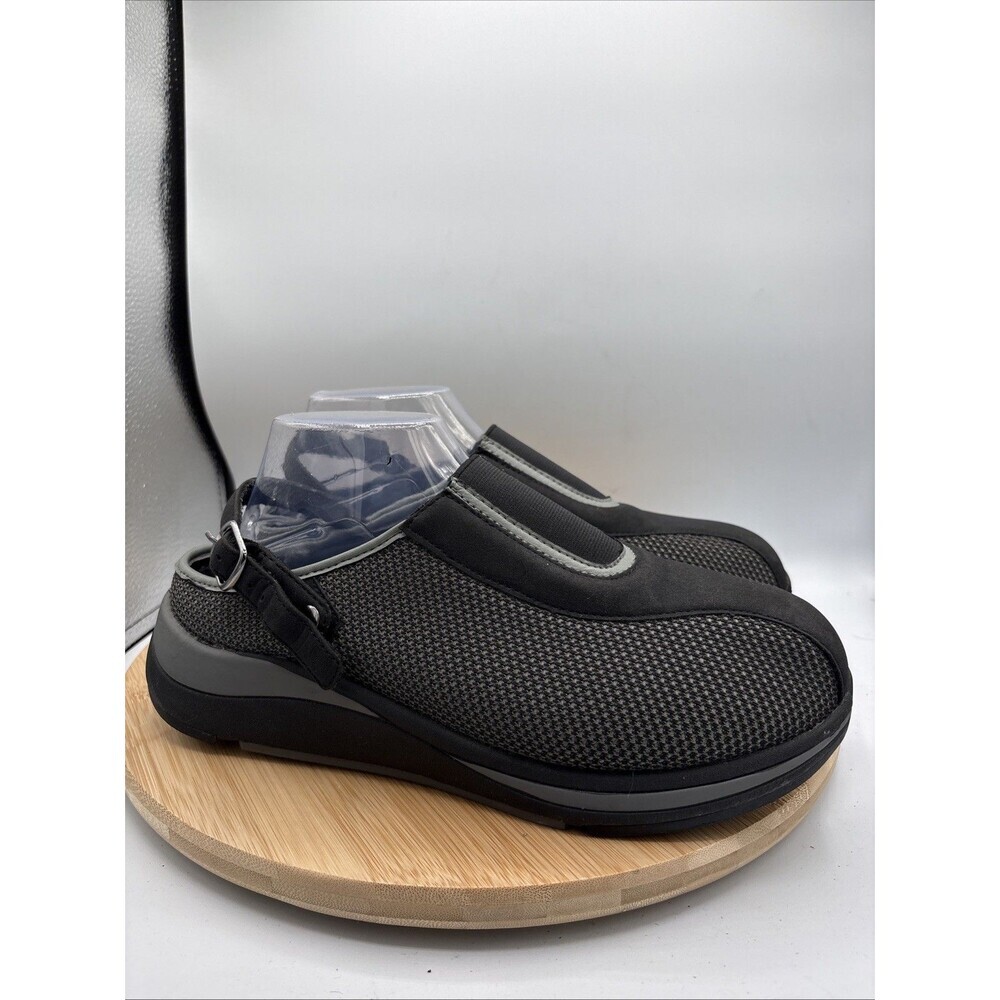 Drew Pursuit Women’s Slip On Shoes Black Mesh Slingback Clog Size 10.5WW comfort